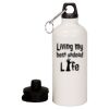 20 oz Aluminum Water Bottle with Carabiner Thumbnail