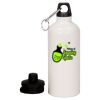 20 oz Aluminum Water Bottle with Carabiner Thumbnail