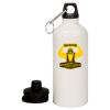20 oz Aluminum Water Bottle with Carabiner Thumbnail
