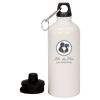 20 oz Aluminum Water Bottle with Carabiner Thumbnail