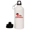 20 oz Aluminum Water Bottle with Carabiner Thumbnail