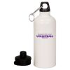 20 oz Aluminum Water Bottle with Carabiner Thumbnail