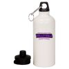 20 oz Aluminum Water Bottle with Carabiner Thumbnail
