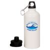 20 oz Aluminum Water Bottle with Carabiner Thumbnail