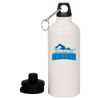 20 oz Aluminum Water Bottle with Carabiner Thumbnail