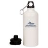20 oz Aluminum Water Bottle with Carabiner Thumbnail