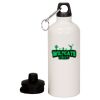 20 oz Aluminum Water Bottle with Carabiner Thumbnail