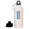 20 oz Aluminum Water Bottle with Carabiner Thumbnail