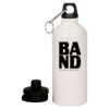 20 oz Aluminum Water Bottle with Carabiner Thumbnail
