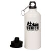 20 oz Aluminum Water Bottle with Carabiner Thumbnail