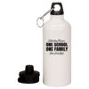 20 oz Aluminum Water Bottle with Carabiner Thumbnail