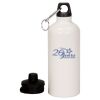 20 oz Aluminum Water Bottle with Carabiner Thumbnail