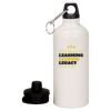 20 oz Aluminum Water Bottle with Carabiner Thumbnail