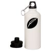 20 oz Aluminum Water Bottle with Carabiner Thumbnail