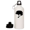 20 oz Aluminum Water Bottle with Carabiner Thumbnail