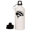 20 oz Aluminum Water Bottle with Carabiner Thumbnail