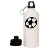 20 oz Aluminum Water Bottle with Carabiner Thumbnail