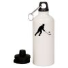 20 oz Aluminum Water Bottle with Carabiner Thumbnail