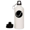 20 oz Aluminum Water Bottle with Carabiner Thumbnail