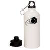 20 oz Aluminum Water Bottle with Carabiner Thumbnail