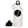 20 oz Aluminum Water Bottle with Carabiner Thumbnail