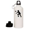 20 oz Aluminum Water Bottle with Carabiner Thumbnail