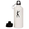 20 oz Aluminum Water Bottle with Carabiner Thumbnail