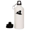 20 oz Aluminum Water Bottle with Carabiner Thumbnail