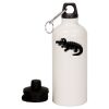 20 oz Aluminum Water Bottle with Carabiner Thumbnail