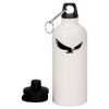 20 oz Aluminum Water Bottle with Carabiner Thumbnail