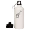 20 oz Aluminum Water Bottle with Carabiner Thumbnail