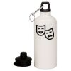 20 oz Aluminum Water Bottle with Carabiner Thumbnail