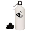 20 oz Aluminum Water Bottle with Carabiner Thumbnail