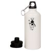 20 oz Aluminum Water Bottle with Carabiner Thumbnail