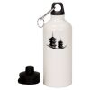 20 oz Aluminum Water Bottle with Carabiner Thumbnail