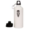 20 oz Aluminum Water Bottle with Carabiner Thumbnail