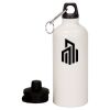 20 oz Aluminum Water Bottle with Carabiner Thumbnail