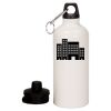 20 oz Aluminum Water Bottle with Carabiner Thumbnail