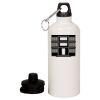 20 oz Aluminum Water Bottle with Carabiner Thumbnail