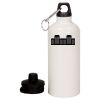 20 oz Aluminum Water Bottle with Carabiner Thumbnail