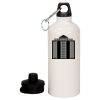 20 oz Aluminum Water Bottle with Carabiner Thumbnail