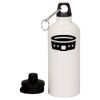 20 oz Aluminum Water Bottle with Carabiner Thumbnail