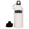 20 oz Aluminum Water Bottle with Carabiner Thumbnail