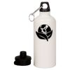 20 oz Aluminum Water Bottle with Carabiner Thumbnail