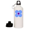 20 oz Aluminum Water Bottle with Carabiner Thumbnail