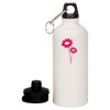 20 oz Aluminum Water Bottle with Carabiner Thumbnail