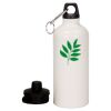20 oz Aluminum Water Bottle with Carabiner Thumbnail