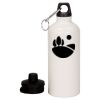 20 oz Aluminum Water Bottle with Carabiner Thumbnail