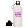 20 oz Aluminum Water Bottle with Carabiner Thumbnail