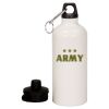 20 oz Aluminum Water Bottle with Carabiner Thumbnail